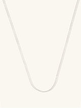 Sterling Silver Twist Chain Necklace | Wanderlust + Co