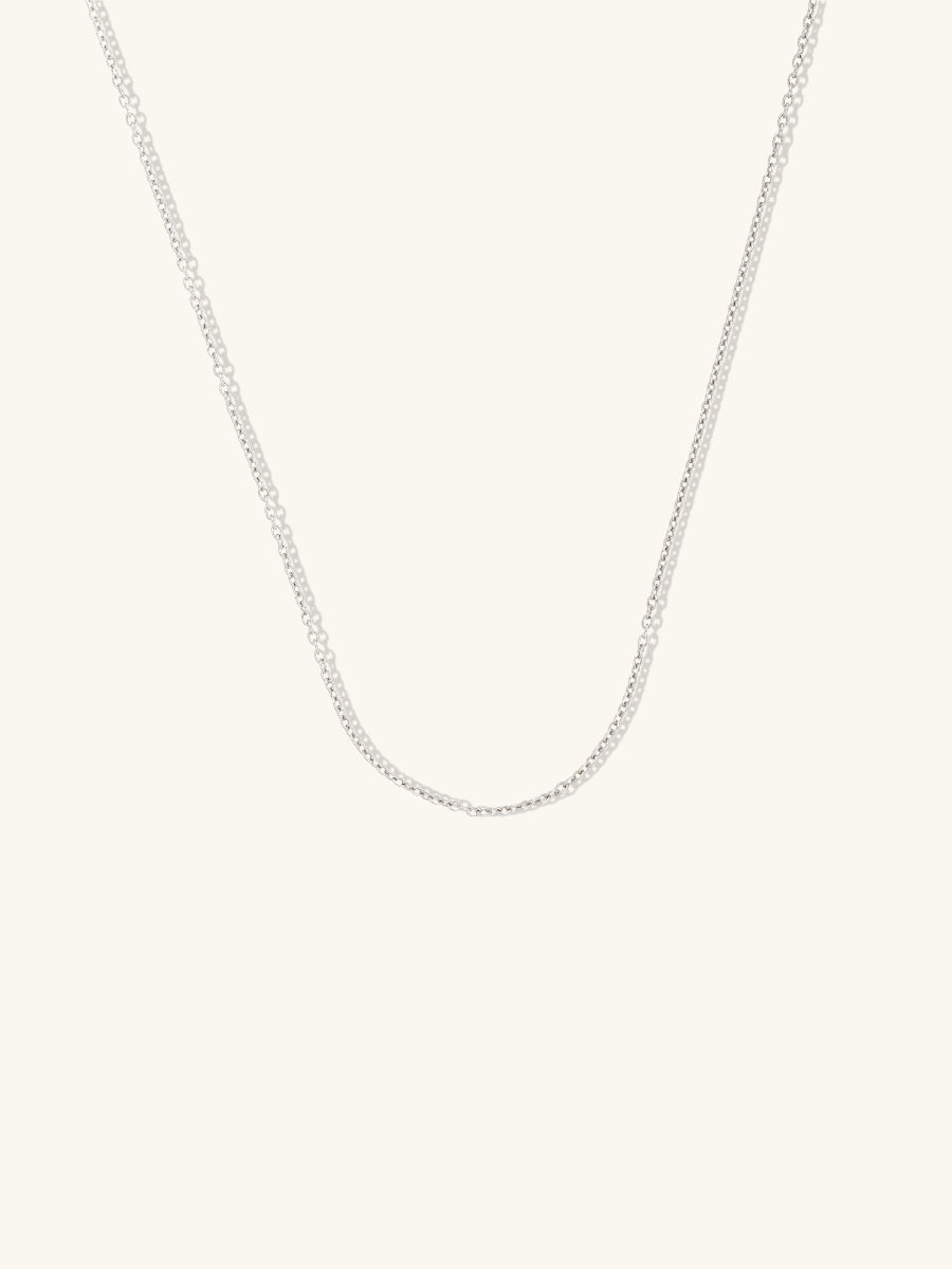 Sterling Silver Classic Chain Necklace | Wanderlust + Co