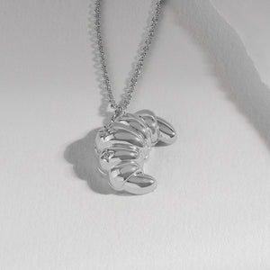 Croissant Silver Necklace