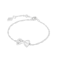 Bow Tie Pasta Silver Bracelet | Wanderlust + Co