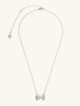 Bow Tie Pasta Silver Necklace | Wanderlust + Co