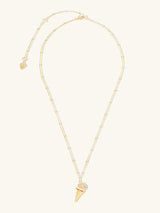 Cafe W+Co Ice-Cream Gold Necklace | Wanderlust + Co