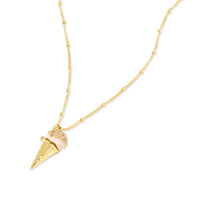 Cafe W+Co Ice-Cream Gold Necklace | Wanderlust + Co