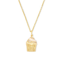 Cafe W+Co Sundae Cup Gold Necklace | Wanderlust + Co