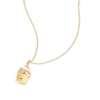 Cafe W+Co Sundae Cup Gold Necklace | Wanderlust + Co