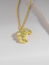 Croissant Gold Necklace