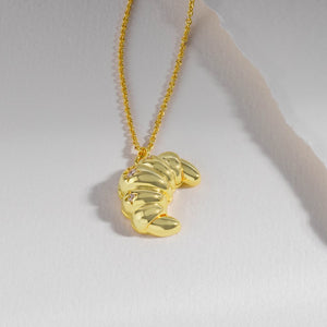 Croissant Gold Necklace | Wanderlust + Co