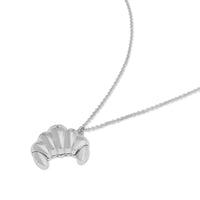 Croissant Silver Necklace | Wanderlust + Co