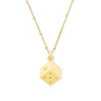 Dice Gold Necklace | Wanderlust + Co
