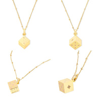 Dice Gold Necklace | Wanderlust + Co