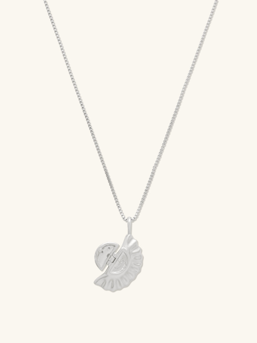 Dumpling Silver Necklace | Wanderlust + Co