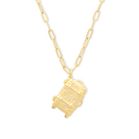 Found Luggage Gold Necklace | Wanderlust + Co