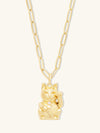 Lucky Cat Gold Necklace