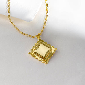 Ravioli Gold Necklace