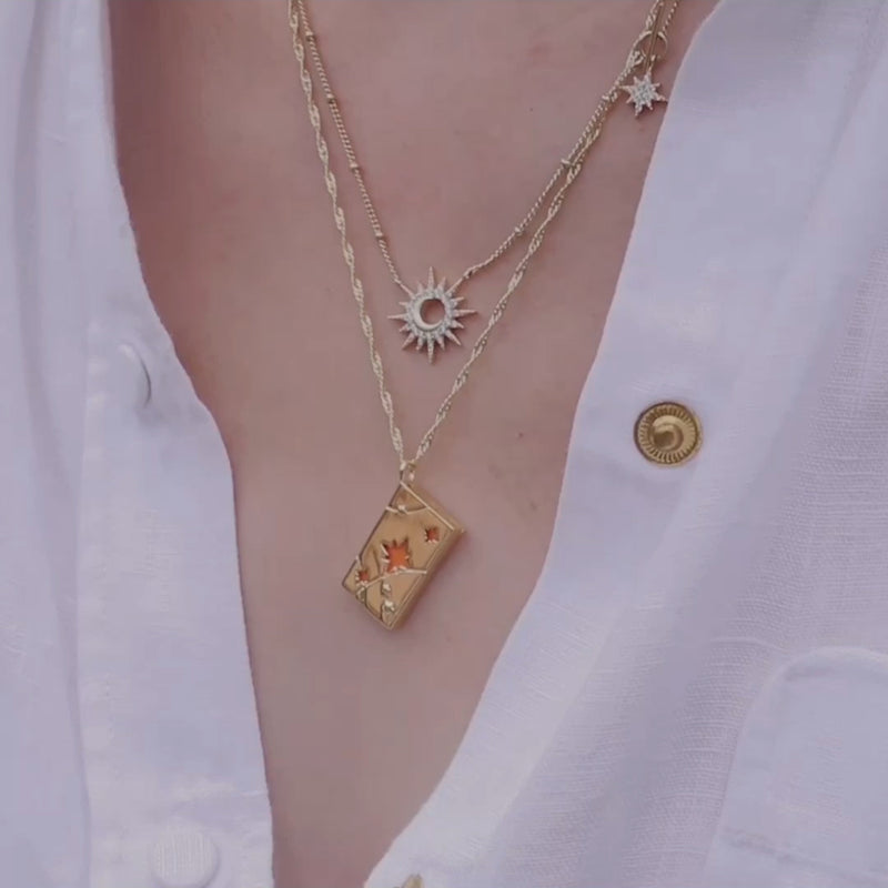 Red Packet Gold Necklace Wanderlust Co