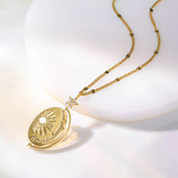My Sun & Moon Gold Necklace | Wanderlust + Co