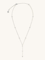 Arya Lariat Silver Necklace | Wanderlust + Co