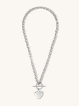 Honor Heart Mantra Silver Locket Necklace | Wanderlust + Co