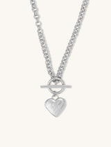 Honor Heart Mantra Silver Locket Necklace | Wanderlust + Co