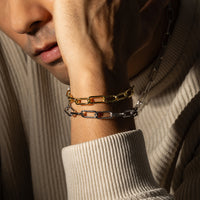 Harper XL Chain Gold Bracelet | Wanderlust + Co