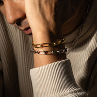 Harper XL Chain Silver Bracelet | Wanderlust + Co