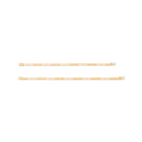 Pave 14k Gold Vermeil Baguette Tennis Bracelet | Wanderlust + Co