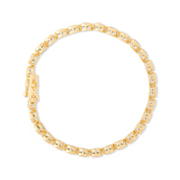 Pave 18K Gold Vermeil Emerald Tennis Bracelet | Wanderlust + Co