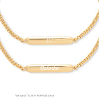 Linear ID 14K Gold Vermeil Bracelet | Wanderlust + Co
