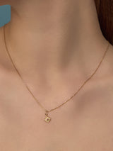 Diamond Sunlit 14K Solid Gold Charm | Wanderlust + Co