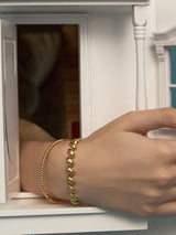 Heirloom Bold 14K Gold Vermeil Bangle | Wanderlust + Co