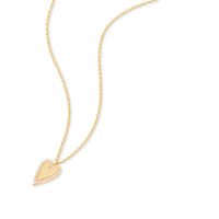 All My Heart Pave 14K Gold Vermeil Necklace | Wanderlust + Co