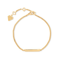 Linear ID 14K Gold Vermeil Bracelet | Wanderlust + Co