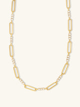 Link Topaz 14K Gold Vermeil Necklace