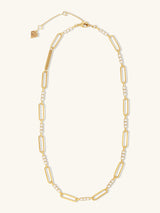 Link Topaz 14K Gold Vermeil Necklace | Wanderlust + Co