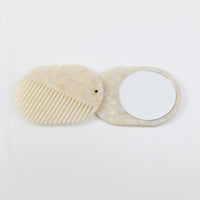 Pocket Ivory Mirror & Comb | Wanderlust + Co