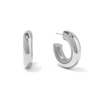 Hailey Petite Hoop 11mm Silver Earrings