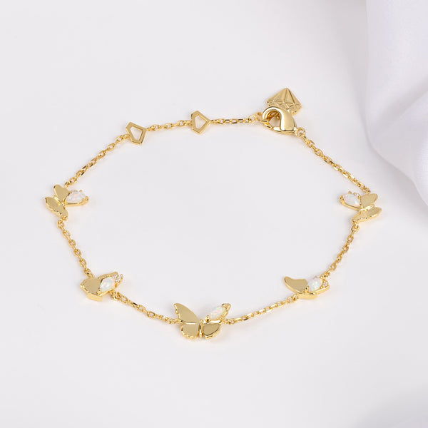 Opal butterfly bracelet discount