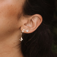 Butterfly Opal Gold Earrings | Wanderlust + Co