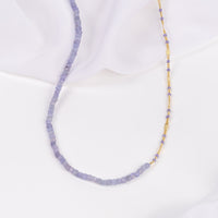 Tanzanite Lavender Gold Necklace | Wanderlust + Co