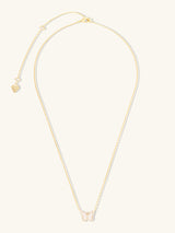 Butterfly Pearl & Gold Necklace | Wanderlust + Co