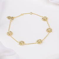 Daisy Multi Gold Bracelet | Wanderlust + Co