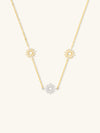 Sunlit Trio Gold Necklace