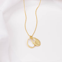 Flow Pearl 14K Gold 925 Sterling Silver Necklace
