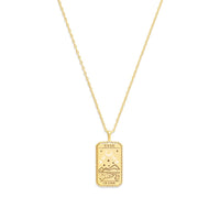 La Luna Gold Tarot Necklace