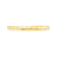 Midnight Hour Gold Bangle