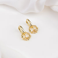 Selene Gold Huggie Earrings