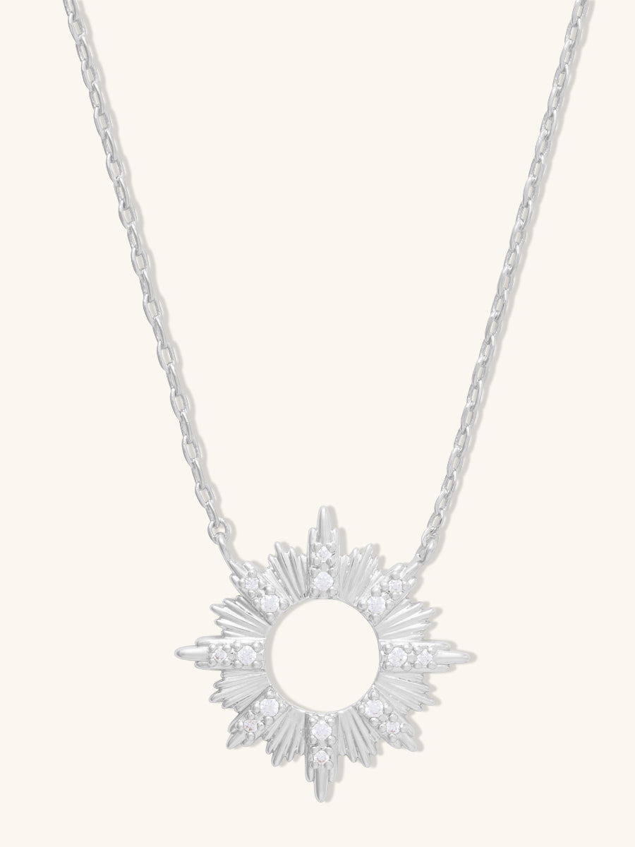 Sunseeker Silver Necklace | Wanderlust + Co