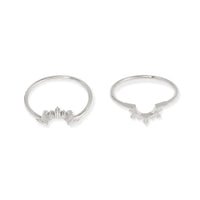 Sunseeker Silver Ring Set