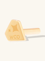 Jewel 14K Solid Gold Flat Back Earring Post