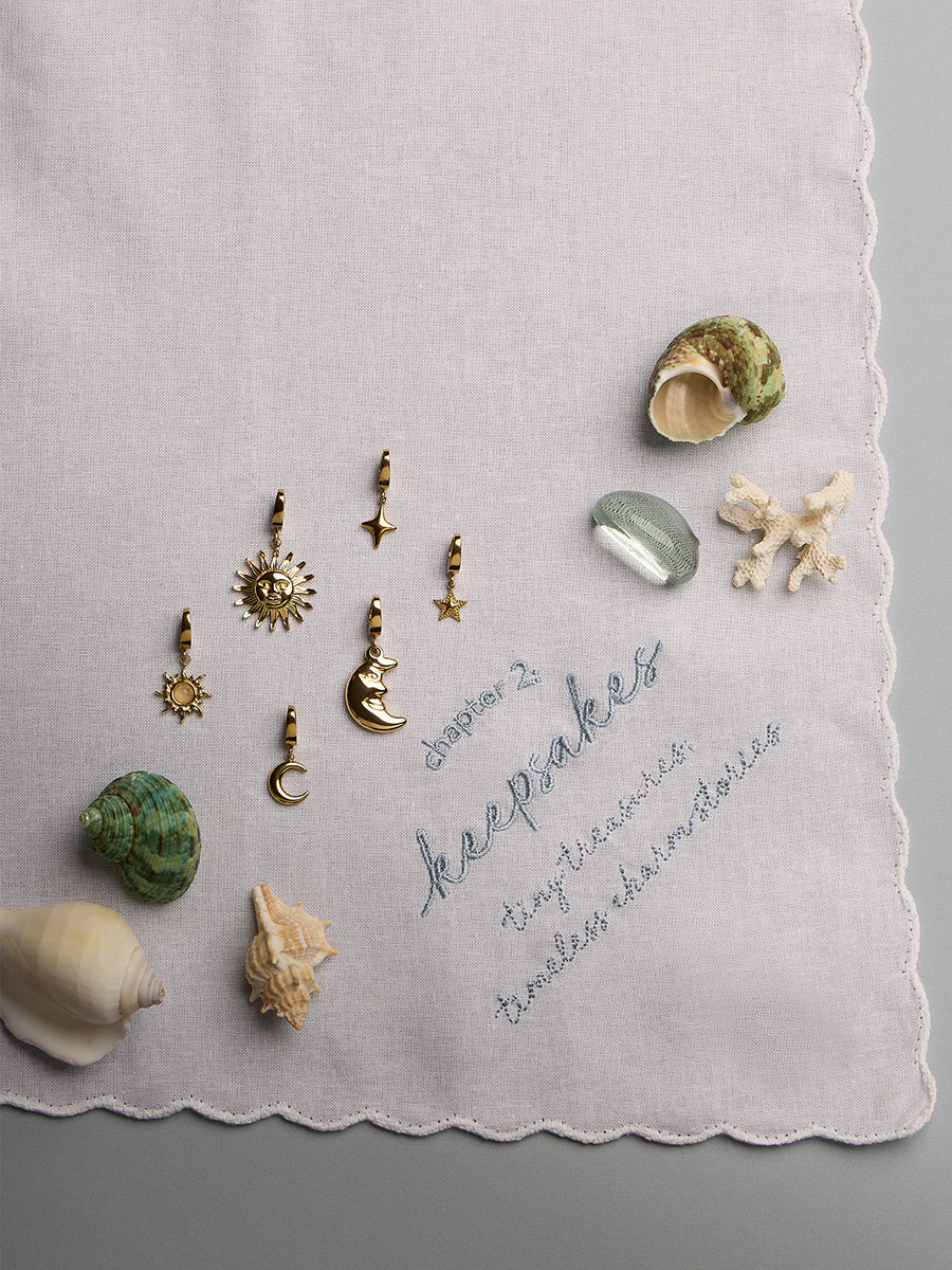 Petite Sparkle Gold Charm | Wanderlust + Co